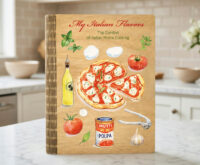 Ξύλινο Βιβλίο Συνταγών Italian Flavors (R46) - Image 2