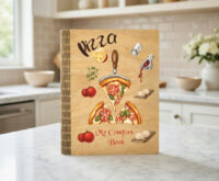 Ξύλινο Βιβλίο Συνταγών Pizza (R44)