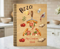 Ξύλινο Βιβλίο Συνταγών Pizza (R44) - Image 2