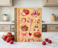 Ξύλινο Βιβλίο Συνταγών "Sugar Garden (R54) - Image 2